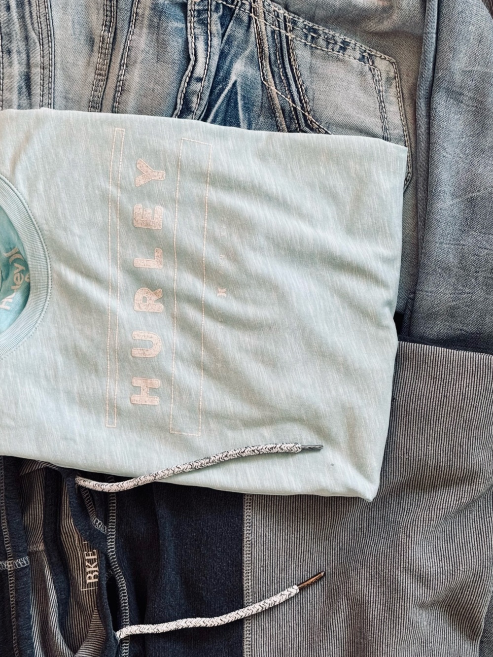 BKE Light Blue Boyfriend Jeans